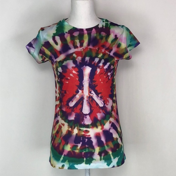Vixen Tops - NWT Vixen Peace Tie Dye T-Shirt